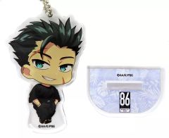 [중고] 키홀더 라이덴 슈가 [86-에이티식스 - POP UP SHOP Black-White in 유라쿠초 마루이 미니 캐릭터 아크릴 스탠드 키홀더]