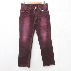 サンフラワー SUNFLOWER Loose Wide Denim Pants 5074 ルーズフィットワイドデニム ジーンズ ブラック グレー  30×32 Mサイズ 1116 - メルカリ