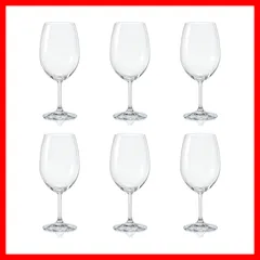 ワイングラス （ゴブレット） 6個セット 450ml ボヘミアングラス LARA ガラス製  食洗機対応 40415-450-6