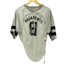 アナスイ ANNA SUI NYC 素材切替 レース ドッキング  Vネック S/S Tシャツ レディース FREE のサムネイル