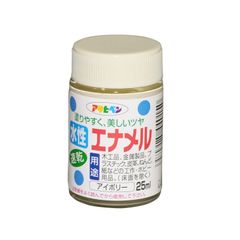 新品 アサヒペン 塗料 ペンキ 水性エナメル 25ml アイボリー 水性 ツヤあり 日本製