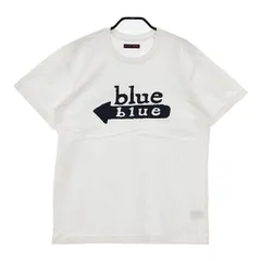 BLUE BLUE プリント サイズ2 半袖Ｔシャツ カットソー ホワイト レディース ブルーブルー【中古】5-0709S∞