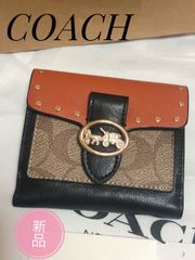 新品未使用】COACH 6791 コーチ 三つ折り財布 ケアカード付 - メルカリ