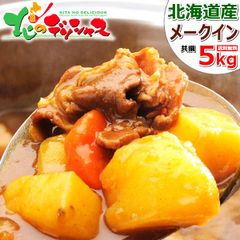 【予約/9月上旬(9月5日)頃から出荷予定】 北海道産 新じゃが じゃがいも メークイン 5kg (JA共撰/M-LMサイズ) 馬鈴薯 ジャガイモ メイクイン 食品 野菜 ギフト 贈り物 お祝い 内祝い プレゼント ご家庭用 北海道 グルメ お取り寄せ