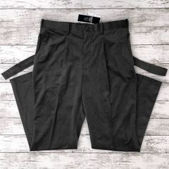【タグ付/裾上げ済】Hush Puppies ハッシュパピー ストレッチ マジック パンツ/STRETCH MAGIC PANTS/コーデュロイ ポリエステル 人工皮革/09A215 NE4/ウエスト85cm/ 服飾 (71-2025-0620-KO-006)
