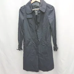 ◇ ⊆ カリアング ベーシック 長袖 トレンチコート サイズS ブラック系 レディース E  【1505220004399】