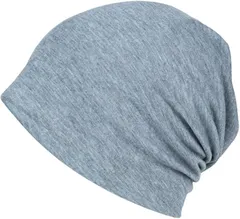 Capprecier ニット帽 メンズ レディース 春 夏 秋 薄手 小顔効果 ビーニー ワッチキャップ 通気 吸汗 蒸れにくい 柔らかい 医療用 抗がん剤 ケア帽子 無地 軽量 ストレッチ(グレー,  M)