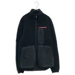 PRADA (プラダ) リサイクルフリース テクニカルジャケット ボアジャケット ブラック XS SGB659のサムネイル