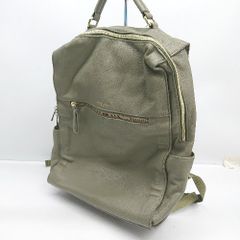 美品】GUESS ゲス USA オリーブグリーン リュック、ショルダーバック 