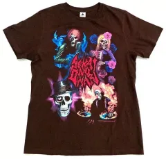 【中古】Tシャツ(男性アイドル) SEKAI NO OWARI メタルメンバーシャツ(Tシャツ) ブラウン Sサイズ 「炎と森のカーニバル」