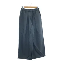 【美品】  RISMAT by Y’s / リスマットバイワイズ | 2021AW | リネン レーヨン スリット タック ワイドパンツ | 2 | ブラック | レディース