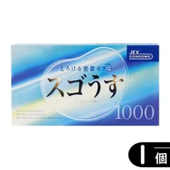 スゴうす 1000 コンドーム 12個入り ×1箱 （避妊具 ゴム スキン）のサムネイル