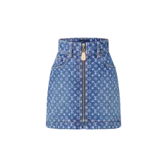 Louis Vuitton(ルイヴィトン) モノグラム デニム ミニ スカート