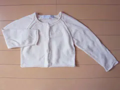 タルティーヌ エ ショコラ タルティーヌエショコラ tartine et chocolat アウトレット 子供服 女の子 90cm べビー服 長袖 カーディガン 白 春 秋 冬 ★3 トップス ガールズ キッズ ベビー 【中古】 ユーズド