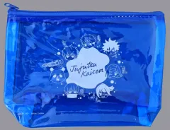 【中古】バッグ 集合(ブルー) クリアポーチ 「セガ ラッキーくじ 呪術廻戦 SPLASH×BATTLE Re：」 F賞