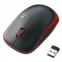 ELECOM 無線IRマウス 3ボタン M-IR07DRRD レッド エレコム　即納・送料無料