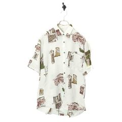 VINTAGE PRINTED SHIRT/M
