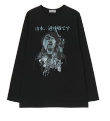 YOHJI YAMAMOTO 30/- COMBED SINGLE JERSEY PT LONG SLEEVE  HS-T69-995