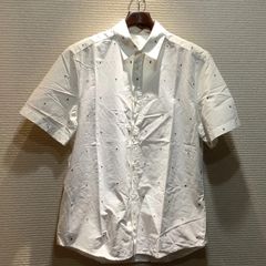 ルイヴィトン LOUISVUITTON アメリカズカップ 刺繍 シャツ 半袖 白 ホワイト [L] メンズ RM131M I713