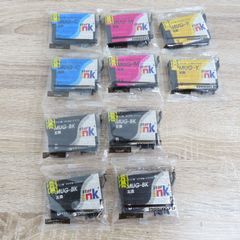 未開封品 エプソン互換 インクカートリッジ MUG ブラック×4 シアン×2 イエロー×2 マゼンタ×2 10本セット