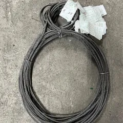 大特価】玉掛けワイヤー6㎜×5M 0.3TON用10本