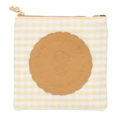 スヌーピービスケットシリーズ スクエアポーチ サークルポーチ マルチケース ミニサークルポーチ ダイカットポーチ SNOOPY ピーナッツ アクセサリーケース 小物入れ クッキー 旅行 お出かけ プレゼント かわいい ビスケット アクセサリーポーチ