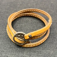 レザー牛革製ブレスレット20cmまで対応メンズレディースユニセックス