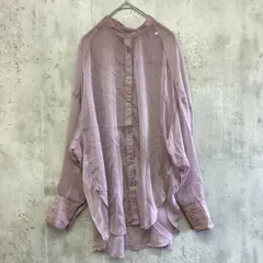 SENSE OF PLACE by URBAN RESEARCH センスオブプレイスバイアーバンリーチ　バンドカラーオーバーシアーシャツ　うすいピンク　レディース　oneサイズ