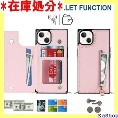 iPhone13 mini 5.4 2021 対応 ス e13 mini スマホ携帯ケース すみっコぐらし 財布 付きの専属ストラップ同梱なので ステント機能 トポロジー スマホショルダー PU皮革を手作 ファスナースタイル iPhone - ピンク 1196