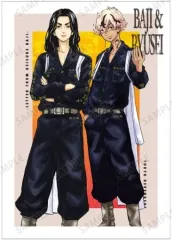 【中古】ポスター A3マット加工ポスター 場地圭介＆佐藤龍星 「東京リベンジャーズ～場地圭介からの手紙～」