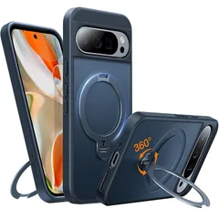 【カチッ！2024新開発・安定性】TORRAS Google Pixel 9/9 Pro 用 ケース MagSafe対応 縦横両対応 強磁力リング マグネット搭載 高耐久性 黄変防止 ワイヤレス対応 米軍規格 耐衝撃 指紋防止 UPRO Ostand Sp 1