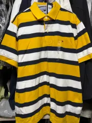 Tommy Hilfiger(トミーヒルフィガー) ストライプ ポロTシャツ 新品 ／ 2 種 LM