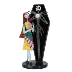 フィギュア ジャック&サリー コフィン 約23.8cm ディズニー enesco Disney Showcase レジン製 オブジェ ギフト プレゼントのサムネイル