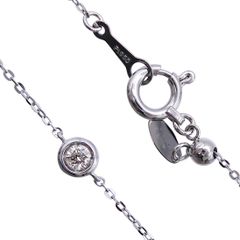 ネックレス K18WG エメラルド0.16ct ダイヤモンド0.12ct - メルカリ
