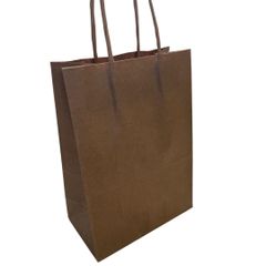 【120枚、15㎝×21㎝×8㎝】無地・茶色　紙袋