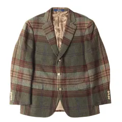 ラルフローレン アルパカ ウール 起毛 ヘリンボーン ツイード ジャケット 11 Ralph Lauren - デッドストック 90s LAUREN ラルフローレン