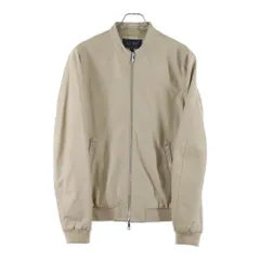 ARMANI JEANS (アルマーニ ジーンズ) レザーボンバージャケット ベージュ B73FA C6のサムネイル