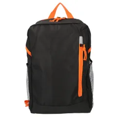 ☆ ブラック/オレンジ ☆ デイパック 10L デイパック メンズ リュック メンズバッグ ビジネスリュック ミニリュック リュックサック 小さめ シンプル カジュアル 軽量 カバン かばん 鞄 コンパクト レディース 通勤 通学 アウトドア 大人 子供