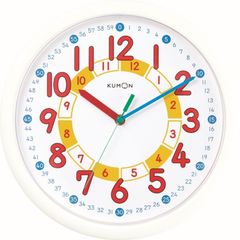 【特価】くもん出版(KUMON PUBLISHING) スタディクロック DC-53 ホワイト 知育玩具 おもちゃ 3歳以上 KUMONのサムネイル