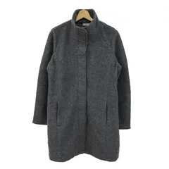 エルエルビーン スタンドカラーコート ウール アウター レディース Lサイズ グレー L.L.Bean 【中古】