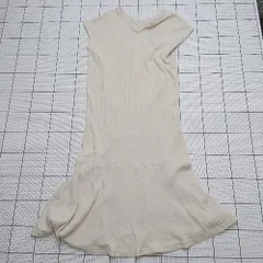 ◇ ⊇ チャオパニックティピー 防寒性良好 半袖 ロング丈 ワンピース サイズ1 ベージュ系 レディース E  【1508200019857】