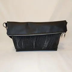 着物ショルダーバッグ　大島紬　リメイク  S0008