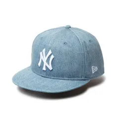 [即納]NEWERA ニューエラ 9FIFTY Denim ニューヨーク・ヤンキース ウォッシュドデニム キャップ 帽子 スナップバック サイズ調節可能 小物 送料無料 国内正規品 正規取扱