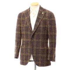 最終値下<美品> LARDINI ブラウン コーデュロイ ジャケット サイズ44 LARDINI - ウール ニット 2B ジャケット / ブラウン | BEKKU HOMME