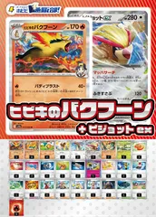 バクフーンex サンダースex A美品 バクフーンex サンダースex A美品