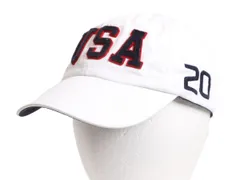 【お得なクーポン配布中!】 2020 オリンピック USA 代表モデル ポロ ラルフローレン コットン ベースボール キャップ フリーサイズ / 帽子 オリンピック 限定 星条旗