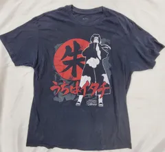 メキシコ製 NARUTO ナルト Tシャツ うちはイタチ アニメTシャツ  XLサイズ ブラック fg0916-7