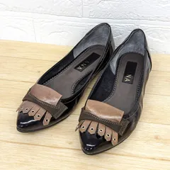 DIANA ダイアナ 24cm パンプス エナメル パンプス フリンジ