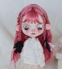 カスタムアイシードールダークネイビー魔女っ子フェイスアウトフィット