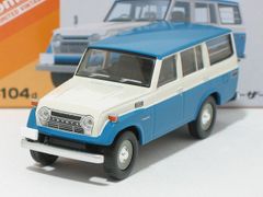 トヨタ ランドクルーザー FJ56V型（白／青）LV-104d【トミーテック社1/64ミニカー】【トミカの時】